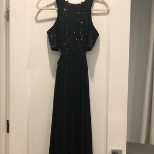 Black Tie dress with cut outs